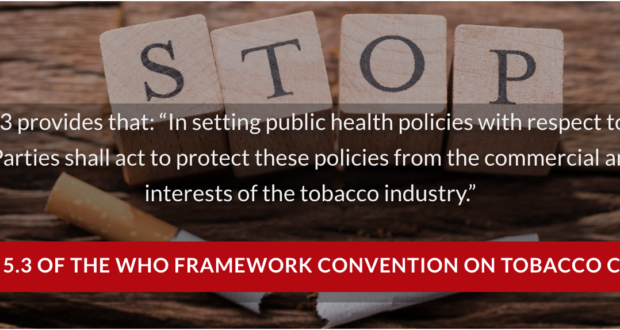 Petition to the COVID-19 National  Task-force: Government has a Duty to Protect Public Health Laws and Policies from Commercial and Other Vested Interests of the Tobacco Industry